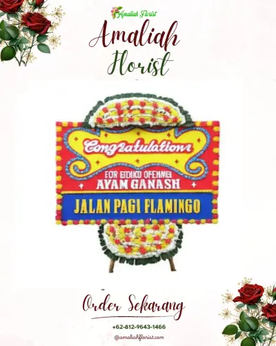 Bunga Papan Congratulation di Talumolo